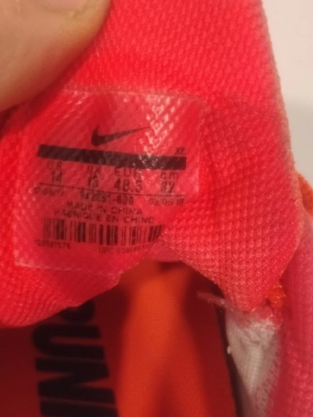 Nike Zoom Pegasus Orange/Red Running Shoes